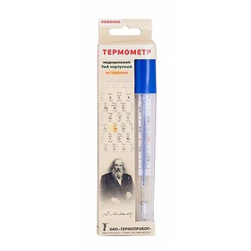 Термометр медицинский безртутный максимальный стеклянный Термоприбор #1