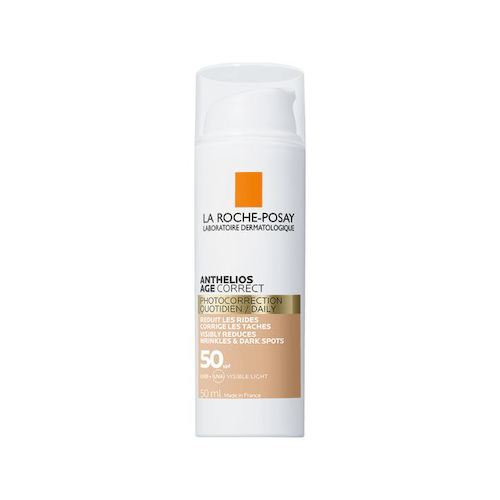 Крем солнцезащитный для лица антивозрасной CC SPF50/PPD19 Anthelios La Roche Posay/Ля рош позе туба 50мл (MB367500) #1