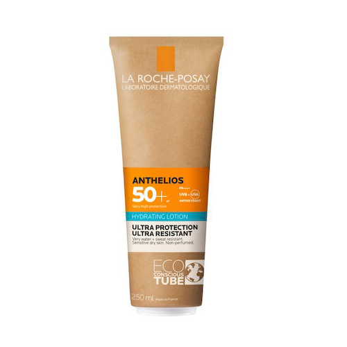Молочко солнцезащитное для лица и тела увлажняющее SPF50+/PPD30 Anthelios La Roche Posay/Ля рош позе туба 250мл (MB359900) #1