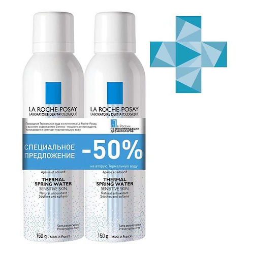 Вода термальная скидка -50% на второй La Roche Posay/Ля рош позе 150мл 2шт (VRU10272) #1