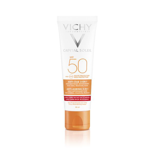 Уход для лица антивозрастной с антиоксидантами 3 в 1 SPF50 Capital Ideal Soleil Vichy/туба 50мл (MB055000) #1