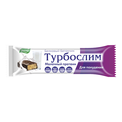 Турбослим белковый батончик, 50 г, Эвалар #1