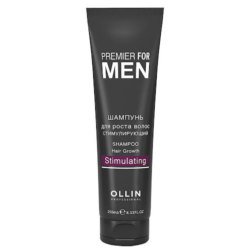 Premier for Men Шампунь мужской для роста волос стимулирующий, 250 мл, OLLIN #1