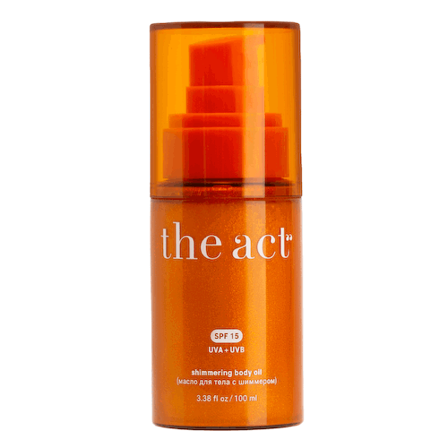 Масло для тела с шиммером SPF 15 (shimmering body oil), 100 мл, The Act #1