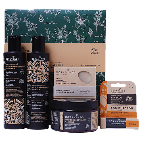 Подарочный набор Aromatherapy Recovery для тела и волос Maxi, 5 предметов, Botavikos #1