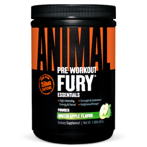 Предтренировочный комплекс Animal Fury, со вкусом зелёного яблока, 483 г, Universal Nutrition #1