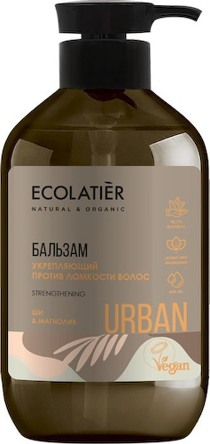 Бальзам Укрепляющий против ломкости волос ши & магнолия, 400 мл, Ecolatier #1