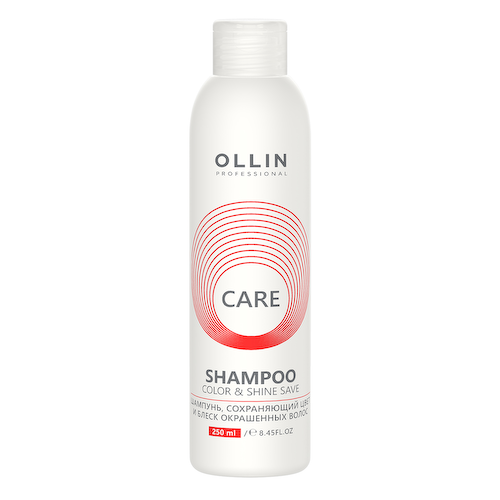 Care Шампунь, сохраняющий цвет и блеск окрашенных волос, 250 мл, OLLIN #1