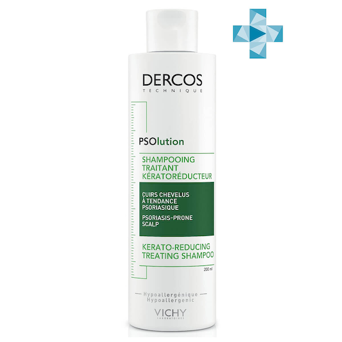 Dercos PSOlution Кераторегулирующий шампунь для кожи головы, склонной к псориазу, 200 мл, VICHY #1