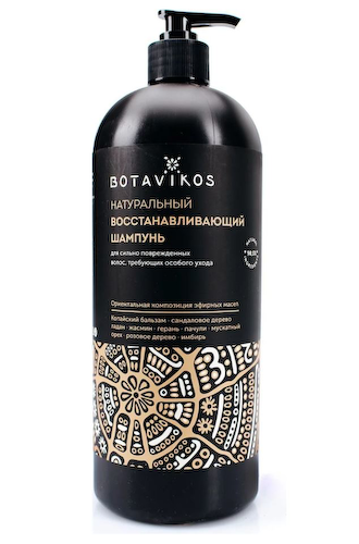 Натуральный восстанавливающий шампунь Aromatherapy Recovery, 1 л, BOTAVIKOS #1