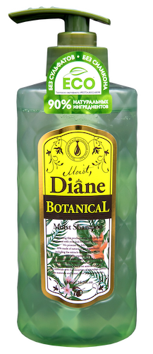 Шампунь бессиликоновый бессульфатный «Увлажнение», Botanical Moist, 480 мл, Moist Diane #1