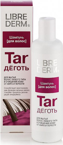 Шампунь «Деготь», восстанавливающий, 250 мл, LIBREDERM #1
