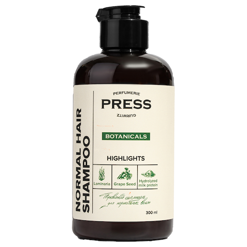 Шампунь для нормальных волос Botanicals бессульфатный, 300 мл, Press Gurwitz #1