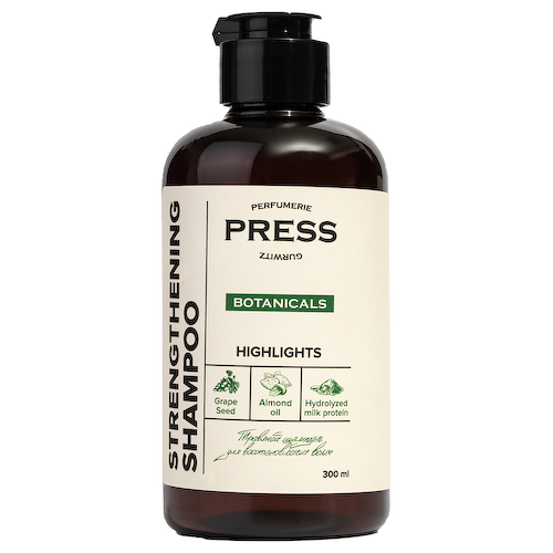 Шампунь для роста волос Botanicals бессульфатный, 300 мл, Press Gurwitz #1