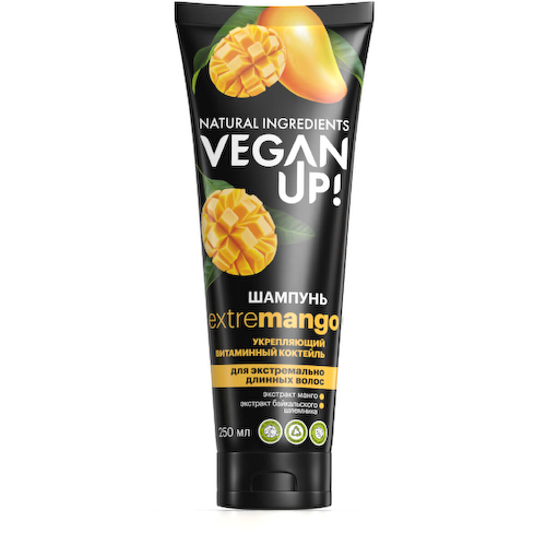 Шампунь укрепляющий Витаминный коктейль, Extremango 250 мл, VEGANUP! #1