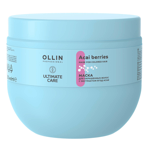 Ultimate Care Маска для окрашенных волос с экстрактом ягод асаи, 500 мл, OLLIN #1