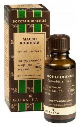 Натуральное косметическое масло Конопляное, 30 мл, BOTAVIKOS #1