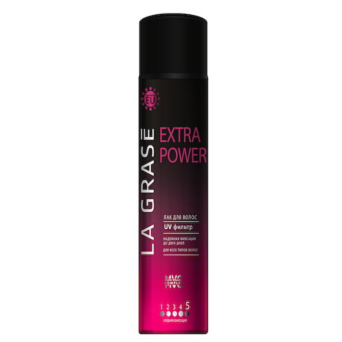 La Grase лак для волос Extra Power 400 мл #1