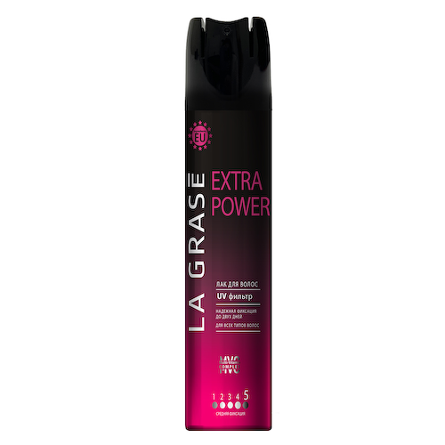 La Grase лак для волос Extra Power 250мл #1