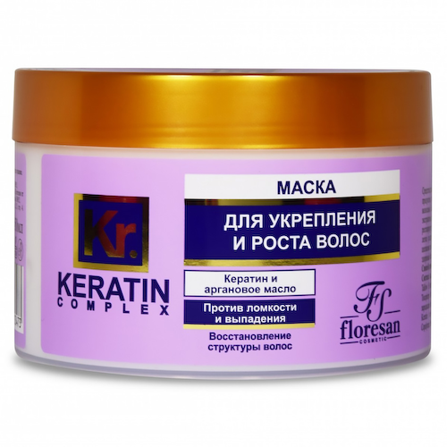 Маска для укрепления и роста волос, 450 мл, FLORESAN #1