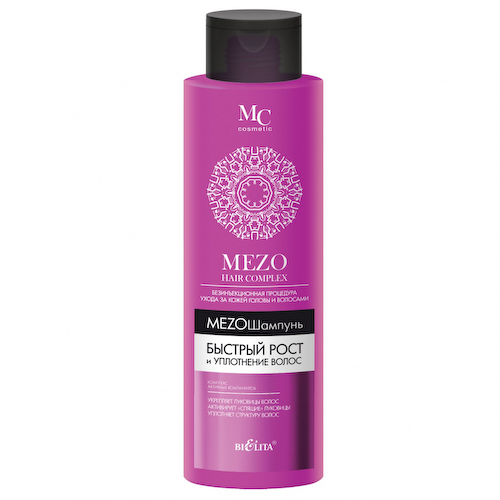 МезоШампунь Быстрый рост и Уплотнение волос, Mezo Hair, 520 мл, Белита #1