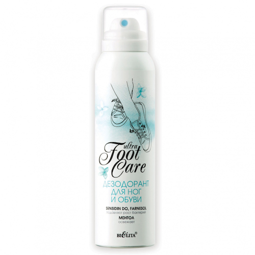 Дезодорант для ног и обуви, Ultra Foot Care, 150 мл, Белита #1