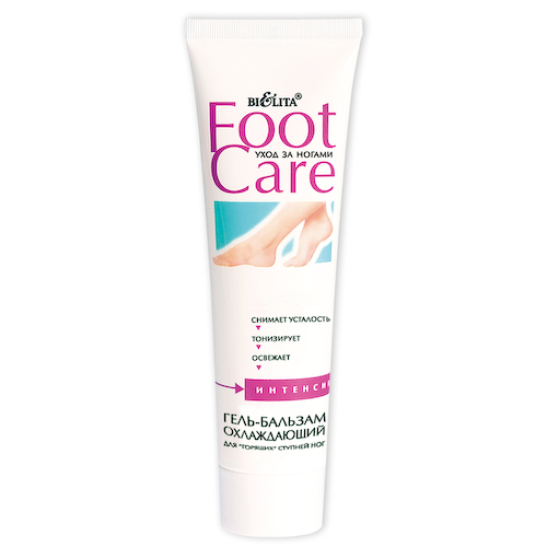Гель-бальзам охлаждающий для "горящих" ступней ног, Foot Care, 100 мл, Белита #1