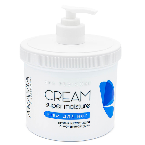 Крем для ног Super Moisture от натоптышей с мочевиной 10%, 550 мл, Aravia #1
