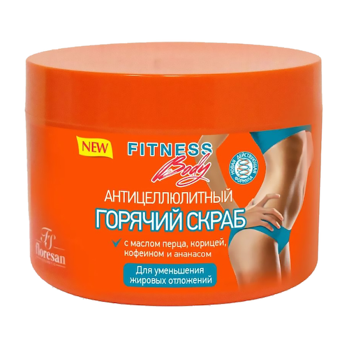 Антицеллюлитный горячий скраб для тела, 500 мл, FLORESAN #1