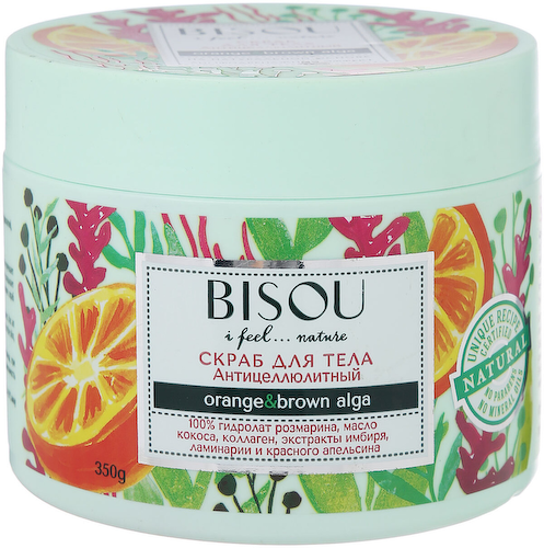 Антицеллюлитный скраб для тела, 350 гр, Bisou #1