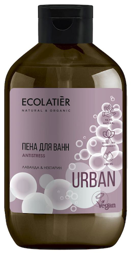 Пена для ванн лаванда&нектарин, 600 мл, Ecolatier #1