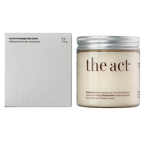Твердое масло для тела кокос, 170 г, The ACT #1