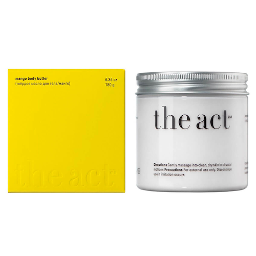 Твердое масло для тела манго, 180 г, The ACT #1