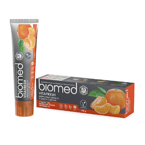 Комплексная зубная паста «BIOMED ЦИТРУС ФРЕШ», 100 г, Biomed #1