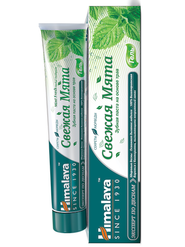 Зубная паста Mint Fresh «Освежающая мята», 75 мл, Himalaya Herbals #1