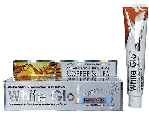 Зубная паста отбеливающая для любителей  кофе и чая, 100 г, White Glo #1