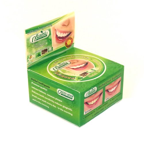 Зубная паста растительная Green Herbal, 25 гр, ISME Rasyan #1