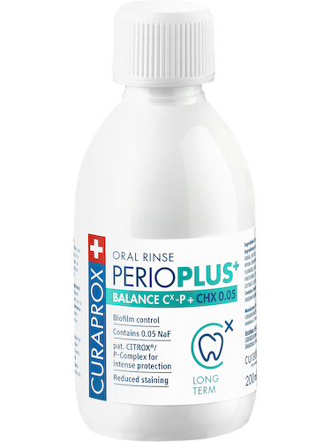 Ополаскиватель PPB205 Perio Plus Balance с содержанием хлоргексидина 0,05%, 200 мл, Curaprox #1