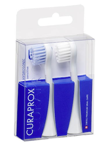 Набор насадок CHS Pro Sensitive для звуковой зубной щетки Hydrosonic Pro, Curaprox #1