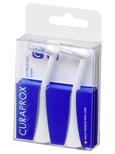 Набор насадок CHS Pro Single для звуковой зубной щетки Hydrosonic Pro, Curaprox #1