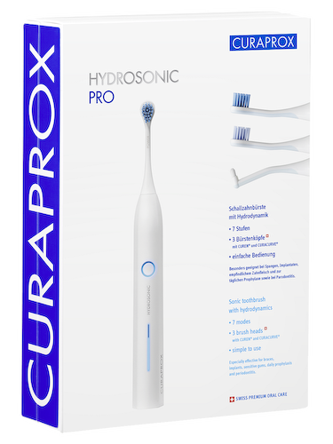 Звуковая зубная щетка CHS Hydrosonic Pro в наборе, Curaprox #1