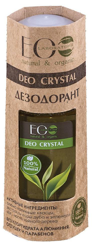 Дезодорант для тела DEO CRYSTAL "Кора дуба и зеленый чай", 50 мл, Ecolatier #1