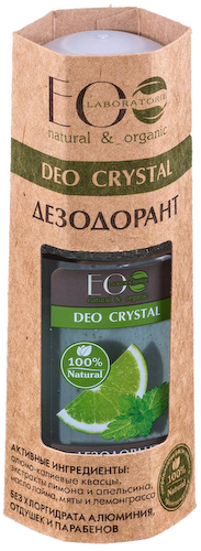 Дезодорант для тела DEO CRYSTAL "Лимон и апельсин", 50 мл, Ecolatier #1