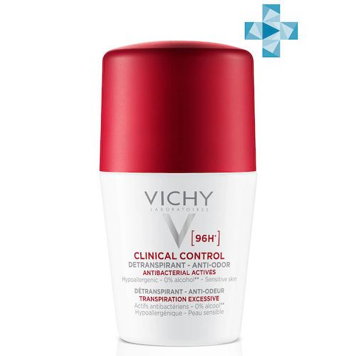 Дезодорантант-антиперсперант 96ч шарик Clinical Control, 50 мл, VICHY #1