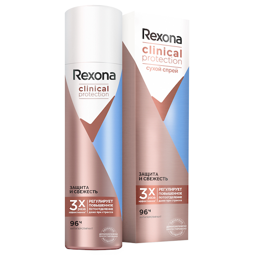 Дезодорант-антиперсперант Clinical Protection Защита и Свежесть, спрей, 150 мл, Rexona #1