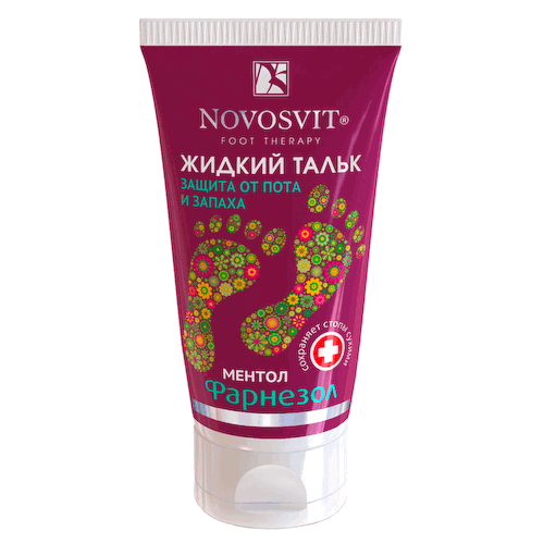 Жидкий тальк от пота и запаха «Фарнезол», 50 мл, Novosvit #1