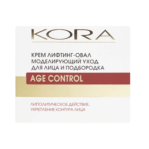 Крем лифтинг-овал. Моделирующий уход для лица и подбородка, 50 мл, Kora #1