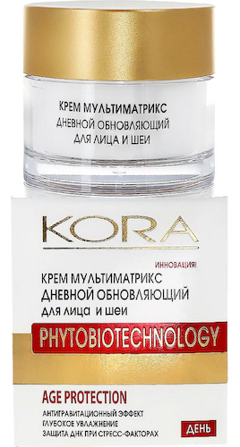 Крем мультиматрикс дневной обновляющий для лица и шеи, 50 мл, Kora #1