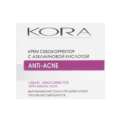 Крем себокорректор  с азелаиновой кислотой, 50 мл, Kora #1