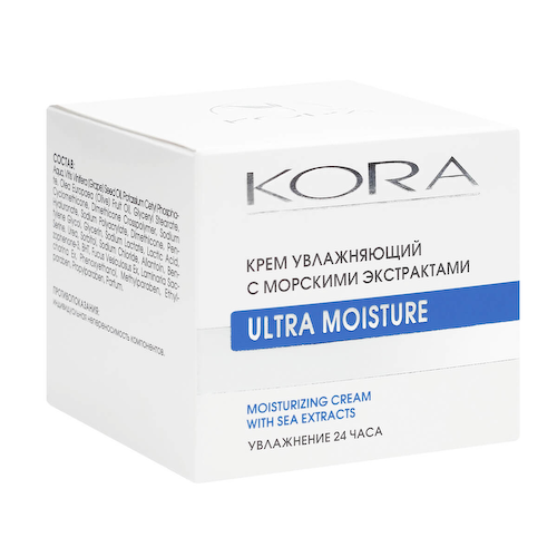 Крем УВЛАЖНЯЮЩИЙ с морскими экстрактами, 50 мл, Kora #1